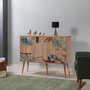Hanah Home Mega - 730 Consola en Roble Sonoma